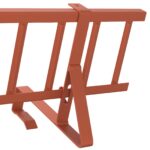 vidaXL Strážca snehu na streche Červená 100 x 29,5 x 34,5 cm Oceľ – Obrázok 8