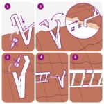 vidaXL Strážca snehu na streche Červená 800 x 29,5 x 34,5 cm Oceľ – Obrázok 13