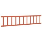 vidaXL Strážca snehu na streche Červená 100 x 2,5 x 20 cm Oceľ – Obrázok 4