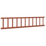 vidaXL Strážca snehu na streche Červená 100 x 2,5 x 20 cm Oceľ – Obrázok 7