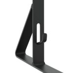 vidaXL Podpora strážcu snehu 12 pcs Čierna 29,5 x 3 x 34,5 cm Oceľ – Obrázok 8