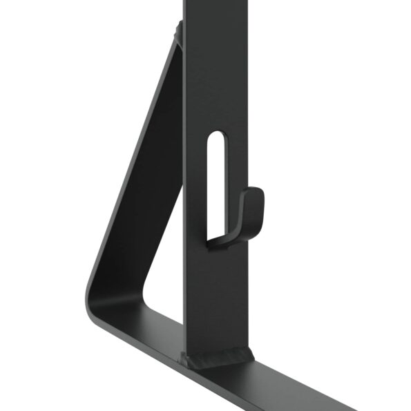 vidaXL Podpora strážcu snehu 12 pcs Čierna 29,5 x 3 x 34,5 cm Oceľ – Obrázok 8