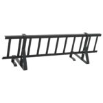 vidaXL Strážca snehu na streche Čierna 300 x 29,5 x 34,5 cm Oceľ – Obrázok 5