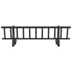 vidaXL Strážca snehu na streche Čierna 300 x 29,5 x 34,5 cm Oceľ – Obrázok 6