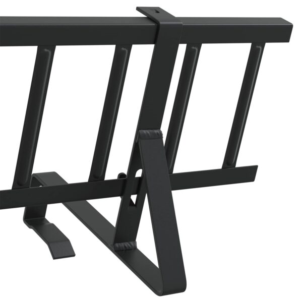 vidaXL Strážca snehu na streche Čierna 800 x 29,5 x 34,5 cm Oceľ – Obrázok 10