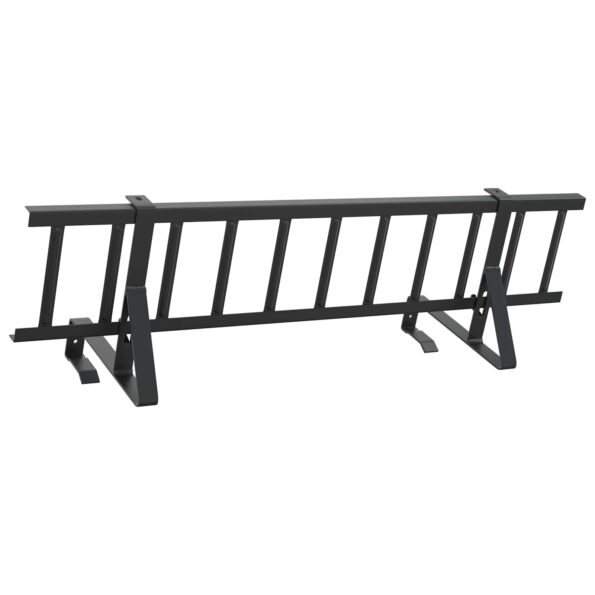 vidaXL Strážca snehu na streche Čierna 800 x 29,5 x 34,5 cm Oceľ – Obrázok 5