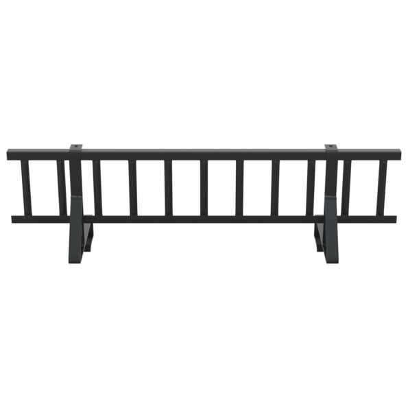 vidaXL Strážca snehu na streche Čierna 800 x 29,5 x 34,5 cm Oceľ – Obrázok 6