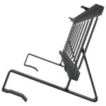 vidaXL Strážca snehu na streche Čierna 800 x 29,5 x 34,5 cm Oceľ – Obrázok 8