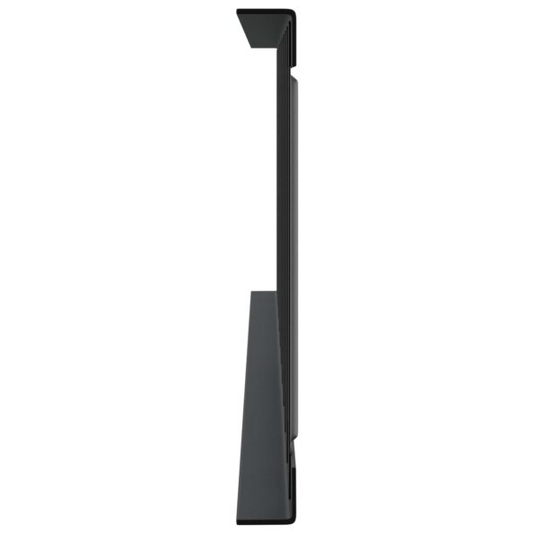 vidaXL Strážca snehu na streche Čierna 600 x 2,5 x 20 cm Oceľ – Obrázok 7