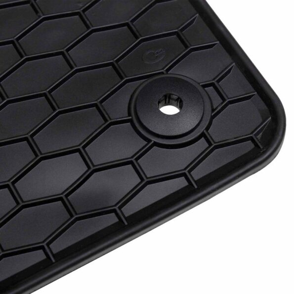 vidaXL Autokoberec 4 pcs Čierny vhodné pre Audi A3 2012-2020 Guma – Obrázok 6