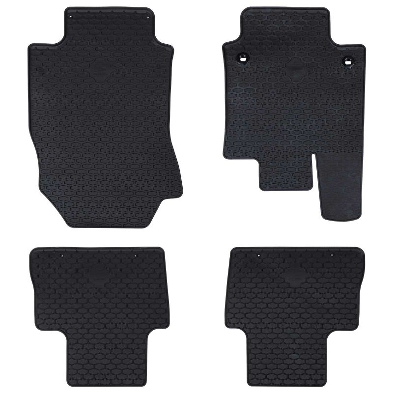 42029091_1.jpg vidaXL Autokoberec 4 pcs Čierna Guma – Obrázok 1