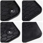vidaXL Autokoberec 4 pcs Čierna vhodné pre Audi A6 / A7 4D zadná Guma – Obrázok 6