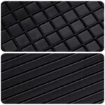 vidaXL Autokoberec 4 pcs Čierna TPE – Obrázok 8