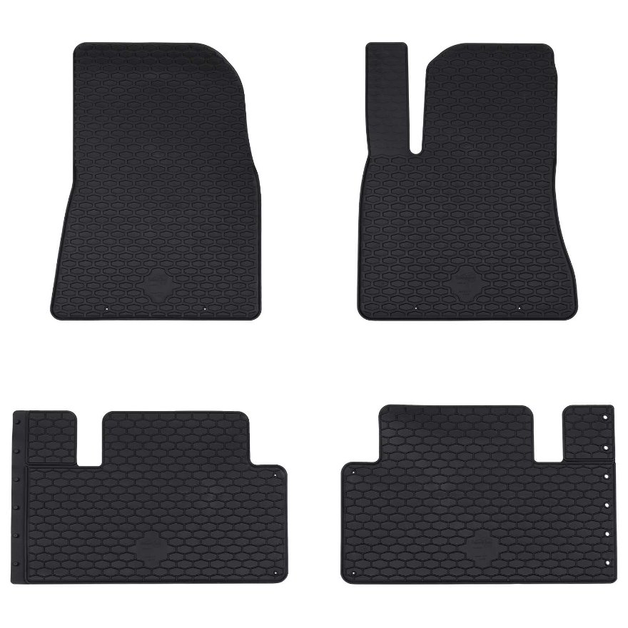 42029131_1.jpg vidaXL Autokoberec 4 pcs Čierny vhodné pre Tesla MODEL 3 2017- 4D Aft – Obrázok 1