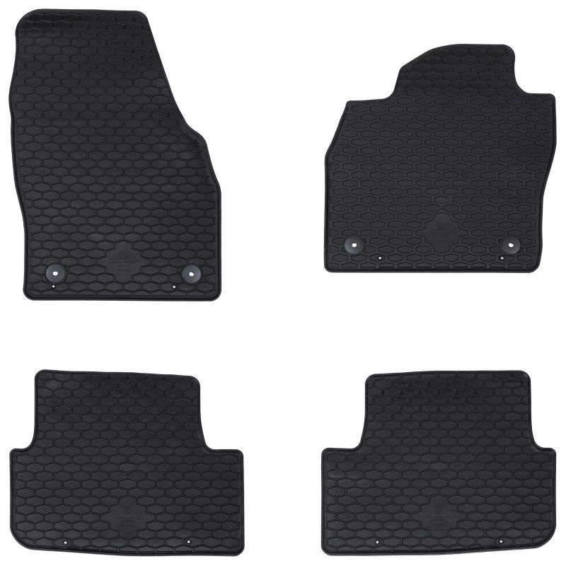 42029135_1.jpg vidaXL Autokoberec 4 pcs Čierny Guma – Obrázok 1