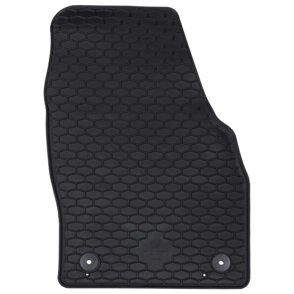 vidaXL Autokoberec 4 pcs Čierny Guma – Obrázok 2