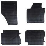 vidaXL Autokoberec 4 pcs Čierny Guma