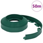vidaXL Obrubníky trávnika Zelená 5000 x 4 x 5 cm Plast – Obrázok 3