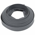 vidaXL Obrubníky trávnika Sivá 1000 x 4 x 5 cm Plast – Obrázok 2