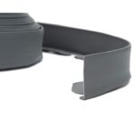 vidaXL Obrubníky trávnika Sivá 1000 x 4 x 5 cm Plast – Obrázok 5