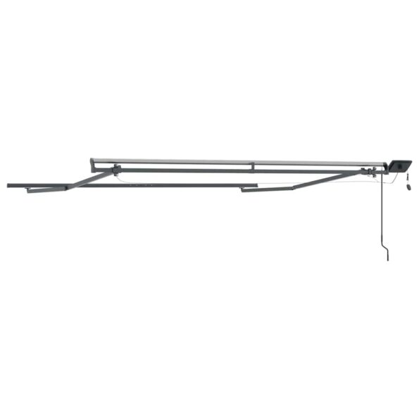 Markíza s Manuálny Antracit 3 x 2,5 m Kov – Obrázok 6