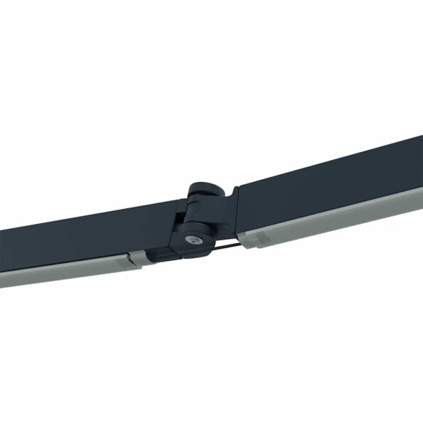 Markíza s Manuálny Antracit 3,5 x 2,5 m Kov – Obrázok 10