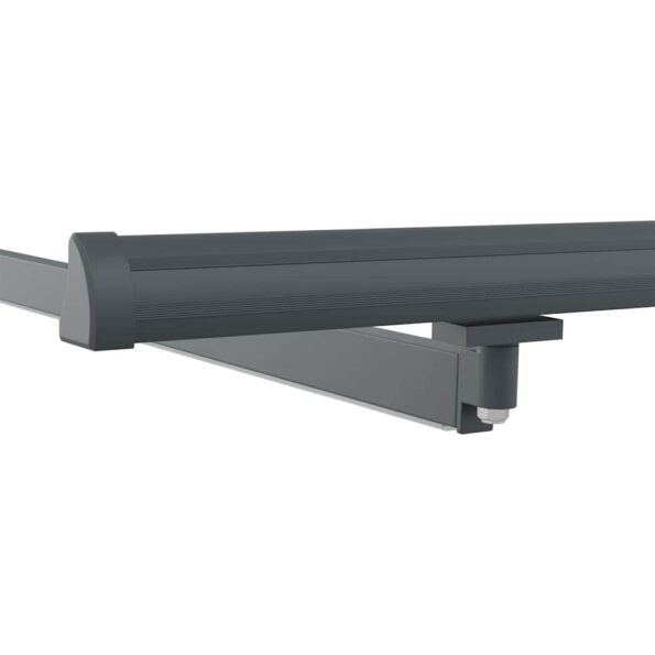 Markíza s Manuálny Antracit 3,5 x 2,5 m Kov – Obrázok 8