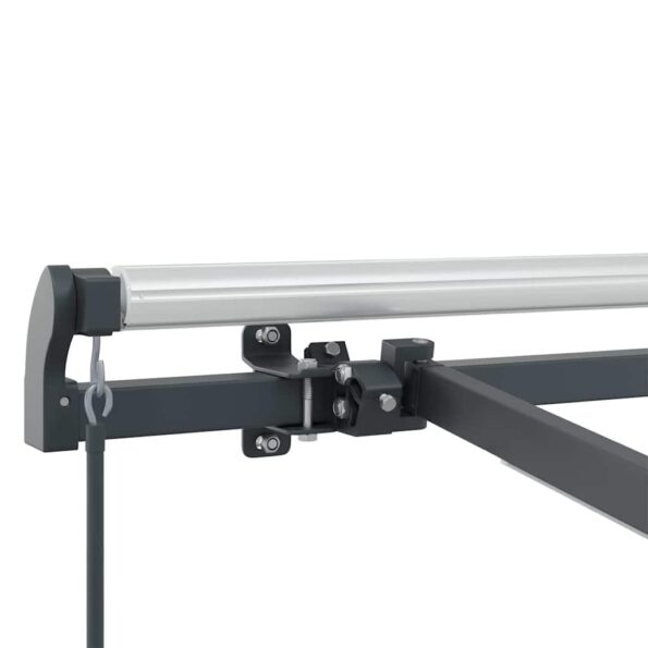 Markíza s Manuálny Antracit 3,5 x 2,5 m Kov – Obrázok 9
