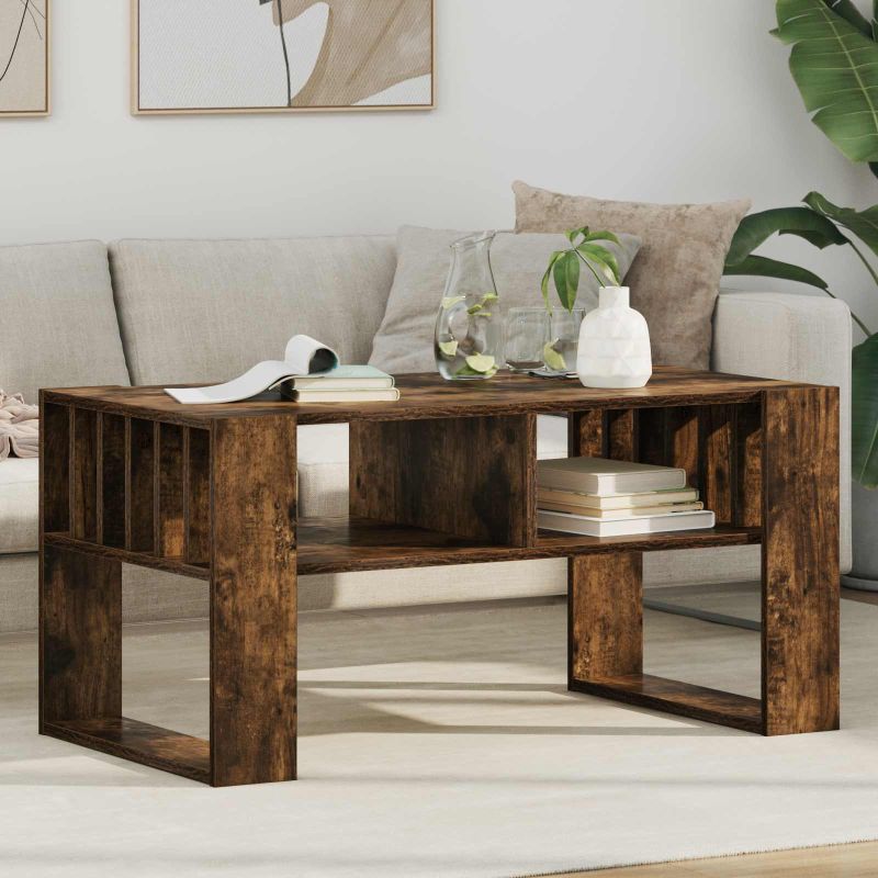 8000112_1.jpg vidaXL Konferenčný stolík Dymová dub 92 x 49,5 x 45 cm – Obrázok 1