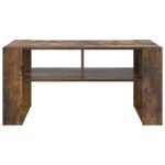 vidaXL Konferenčný stolík Dymová dub 92 x 49,5 x 45 cm – Obrázok 5