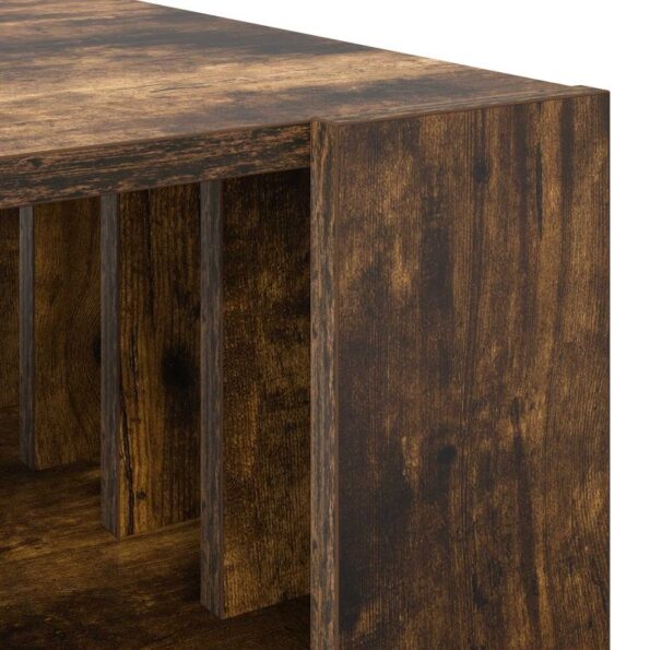 vidaXL Konferenčný stolík Dymová dub 92 x 49,5 x 45 cm – Obrázok 8