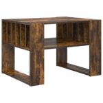 vidaXL Konferenčný stolík Dymová dub 66 x 49,5 x 45 cm – Obrázok 2