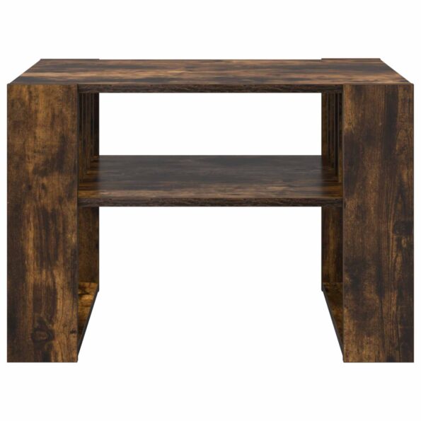 vidaXL Konferenčný stolík Dymová dub 66 x 49,5 x 45 cm – Obrázok 5