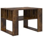 vidaXL Konferenčný stolík Dymová dub 66 x 49,5 x 45 cm – Obrázok 7