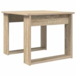 vidaXL Súprava na kávový stolík 2 pcs Sonoma dub Kompozitné drevo – Obrázok 6
