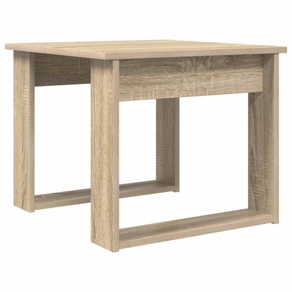 vidaXL Súprava na kávový stolík 2 pcs Sonoma dub Kompozitné drevo – Obrázok 6