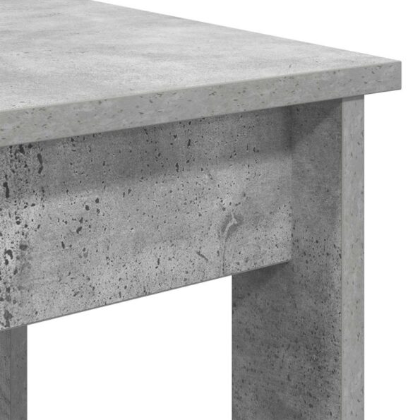 vidaXL Súprava na kávový stolík 2 pcs Betónová šedá Kompozitné drevo – Obrázok 11