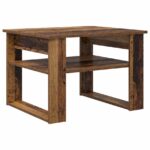 vidaXL Konferenčný stolík Staré drevo 64 x 54 x 44 cm Kompozitné drevo – Obrázok 7