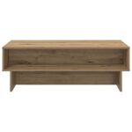 vidaXL Konferenčný stolík Remeselný dub 100 x 46 x 35 cm – Obrázok 5