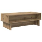 vidaXL Konferenčný stolík Remeselný dub 100 x 46 x 35 cm – Obrázok 7