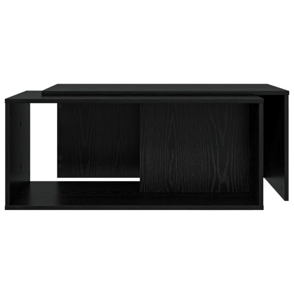 vidaXL Súprava na kávový stolík 2 pcs Čierny dub Kompozitné drevo – Obrázok 8