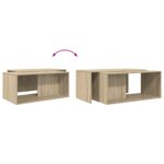 vidaXL Súprava na kávový stolík 2 pcs Sonoma dub Kompozitné drevo – Obrázok 13