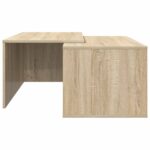vidaXL Súprava na kávový stolík 2 pcs Sonoma dub Kompozitné drevo – Obrázok 9