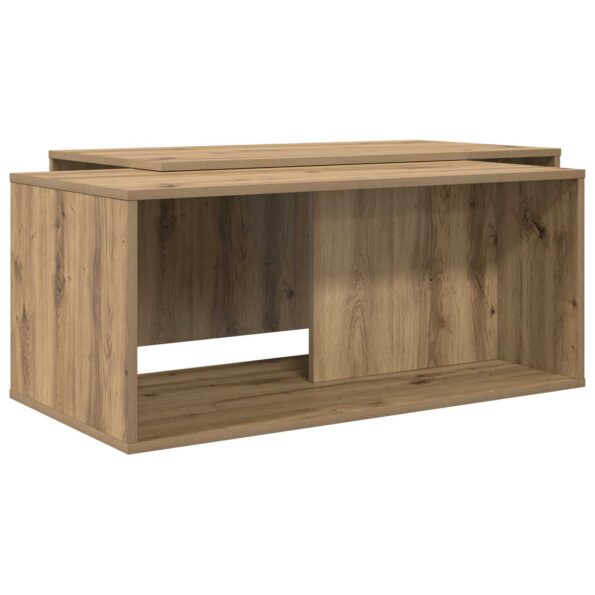 vidaXL Súprava na kávový stolík 2 pcs Remeselný dub Kompozitné drevo – Obrázok 2