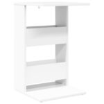 vidaXL Bočný stôl Biela 40 x 35 x 60,5 cm Kompozitné drevo – Obrázok 2