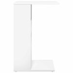 vidaXL Bočný stôl Biela 40 x 35 x 60,5 cm Kompozitné drevo – Obrázok 6