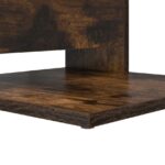 vidaXL Bočný stôl Dymová dub 40 x 35 x 60,5 cm Kompozitné drevo – Obrázok 8