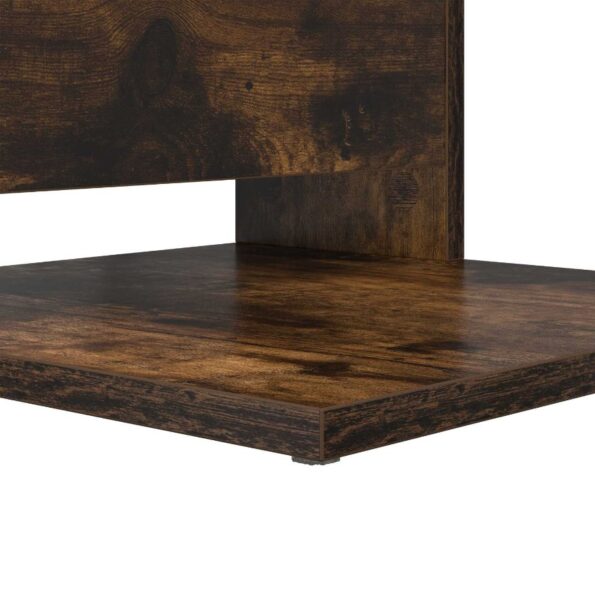 vidaXL Bočný stôl Dymová dub 40 x 35 x 60,5 cm Kompozitné drevo – Obrázok 8