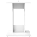 vidaXL Bočný stôl Biela 45 x 40 x 62,5 cm Kompozitné drevo – Obrázok 5