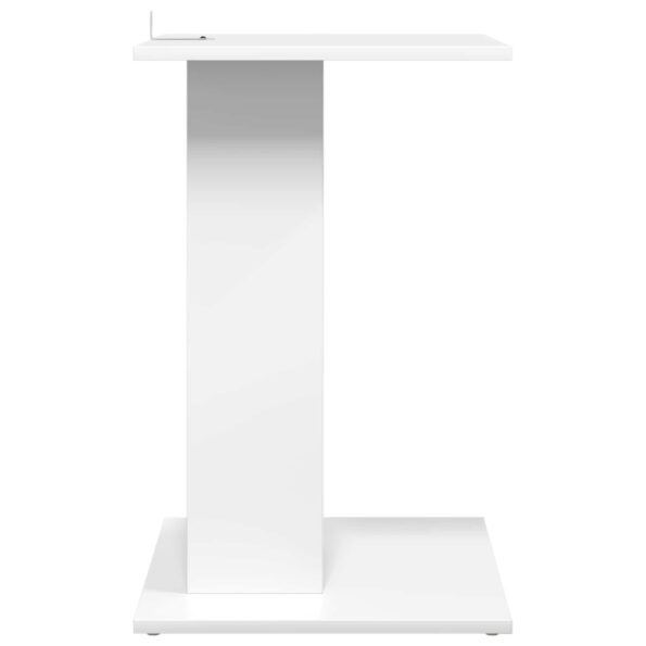 vidaXL Bočný stôl Biela 45 x 40 x 62,5 cm Kompozitné drevo – Obrázok 6